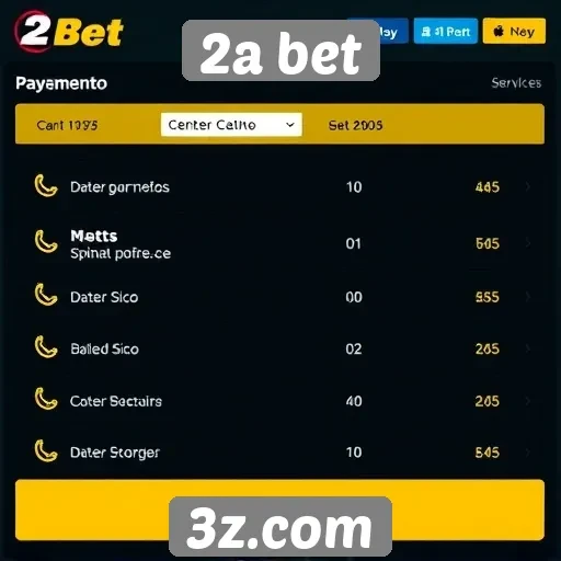 Opções de pagamento disponíveis no 2a bet